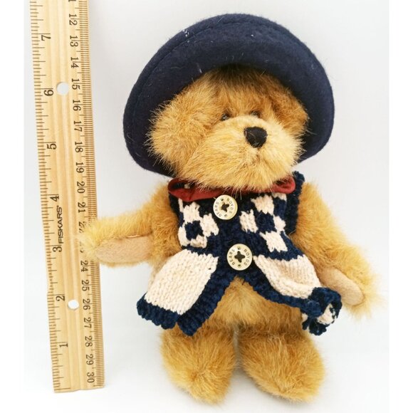 Caitlyn Beariweather Boyds Bears & Friends 8 " Vintage Teddy Bear Hat Sweater - Picture 2 of 11